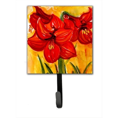 Jensendistributionservices Amaryllis Flower Leash Holder Or Key Hook MI1710561